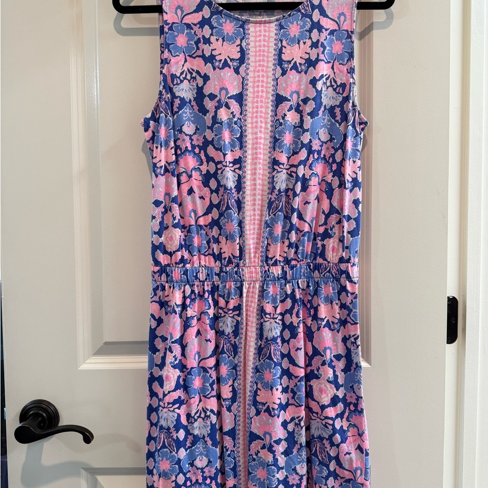 Lilly Pulitzer Pink and Blue Floral Dress